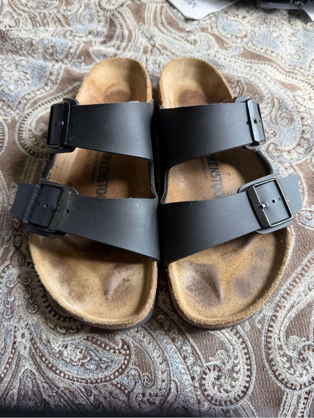 Birkenstock Black Double Buckle Sandals